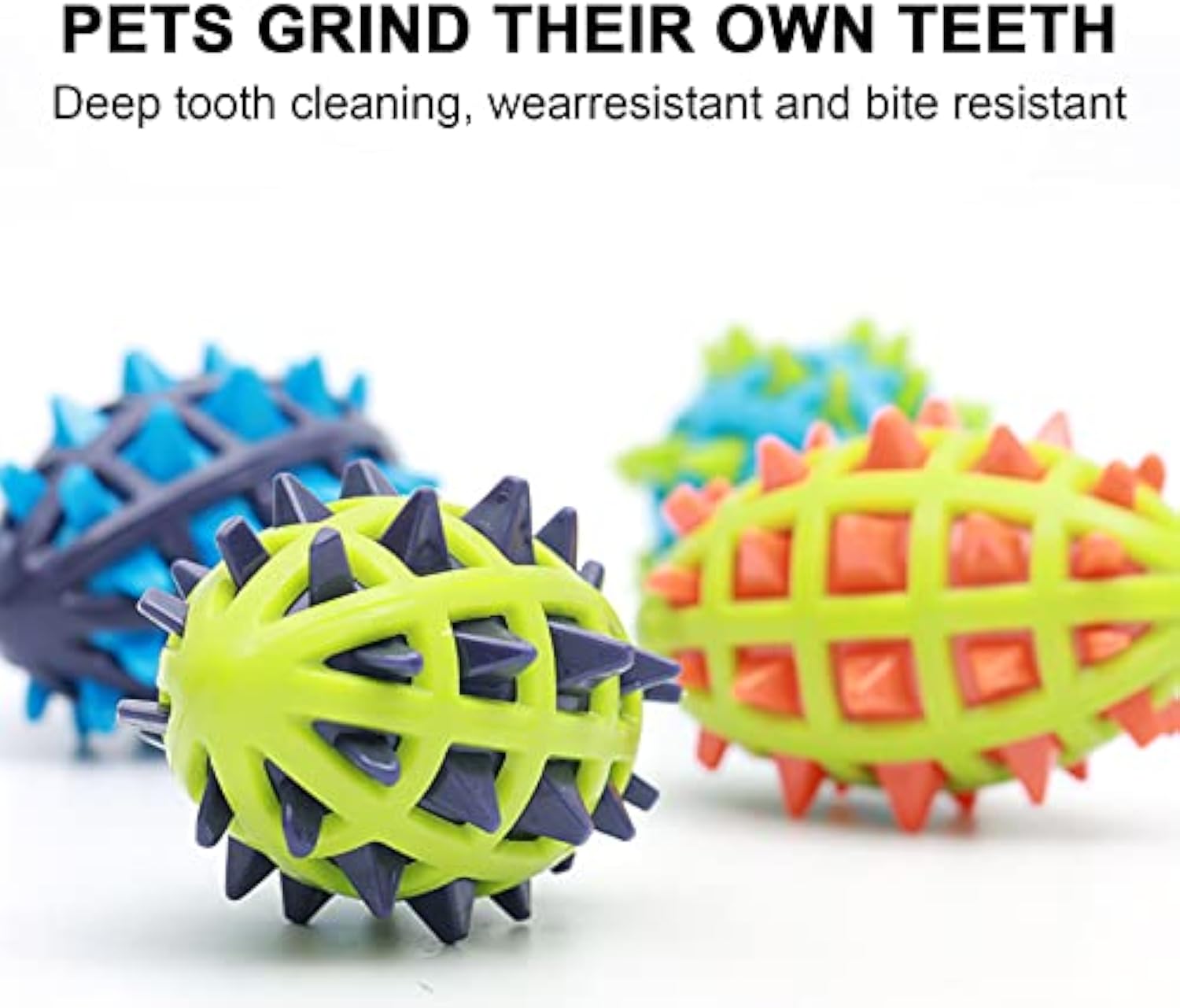 Pet Sounding Dog Teether Ball Toys For Aggressive Chewers