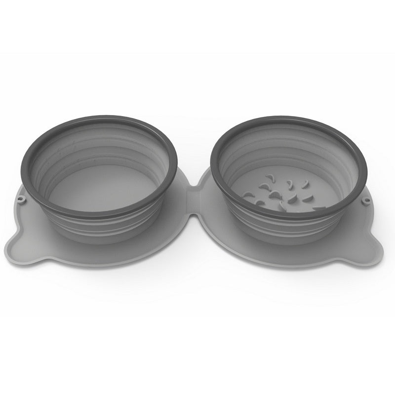 Portable Silicone Foldable Non-Slip Feeding Bowl