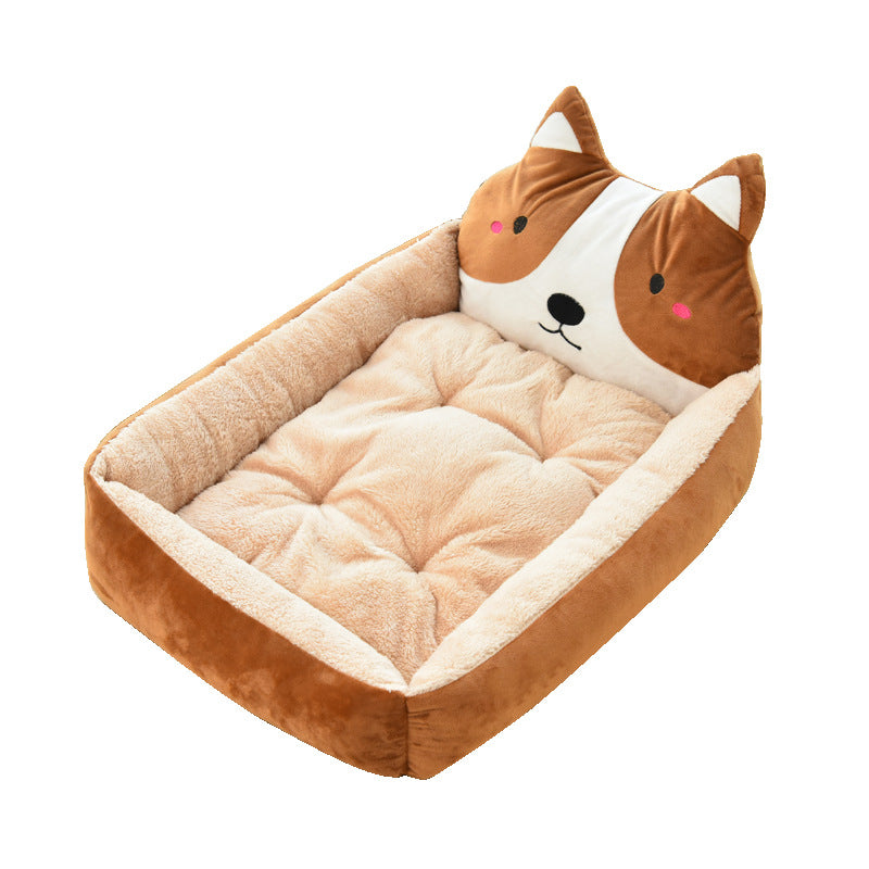 Large Pet Soft Fleece Bed
