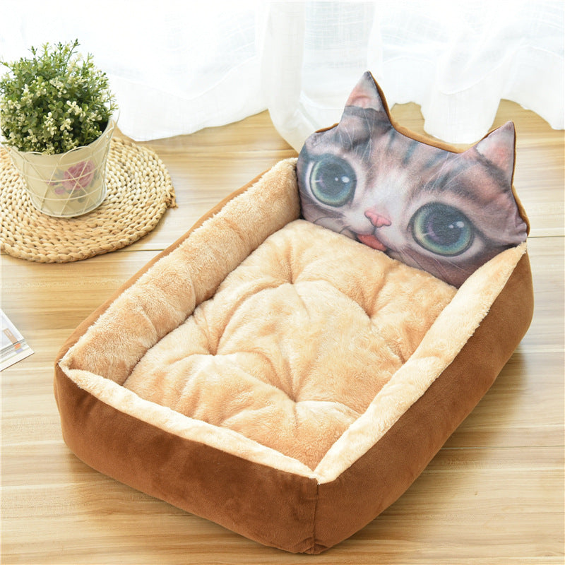 Large Pet Soft Fleece Bed