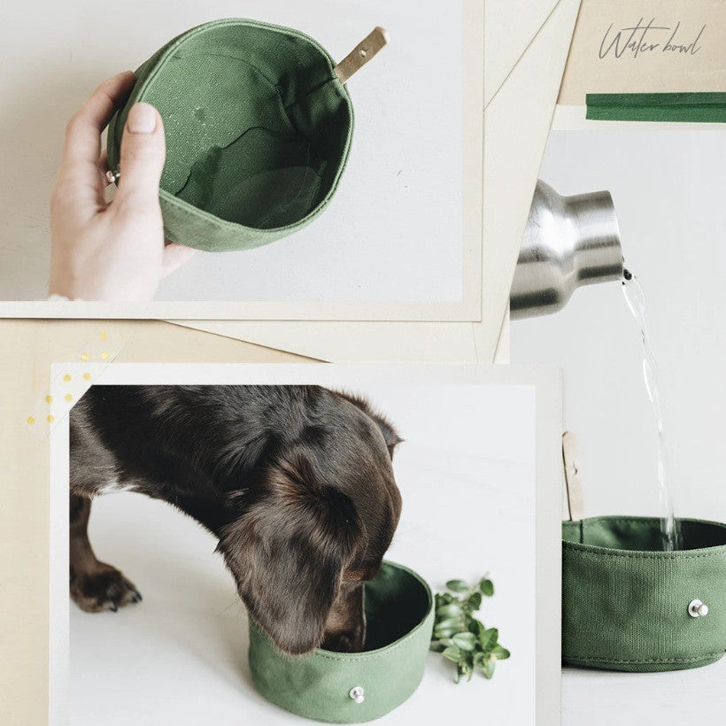 Pet Folding Drinking Water Feeding Bowl