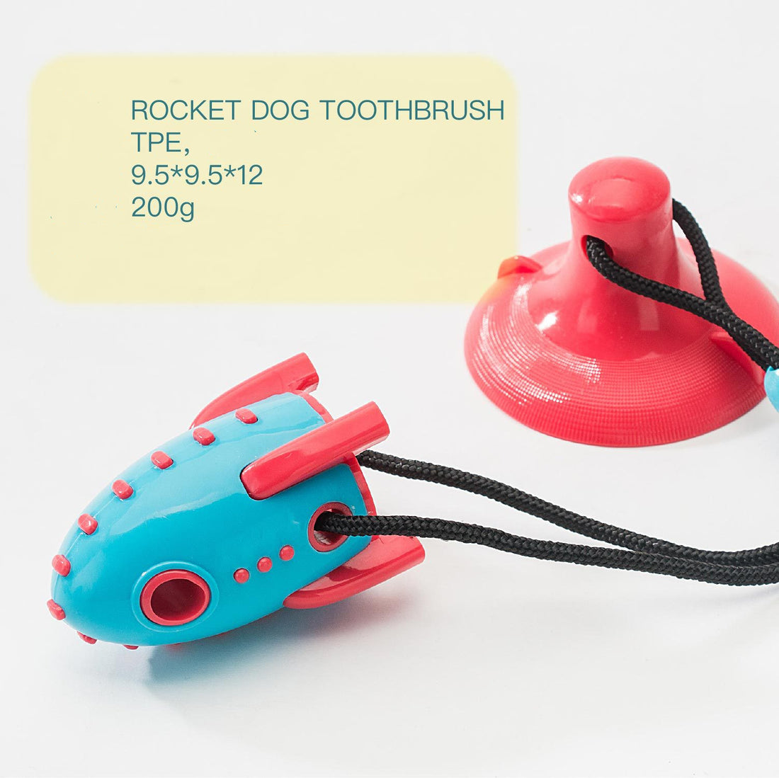 Rocket Dog Toy Leaking Food Dog Bite Toys