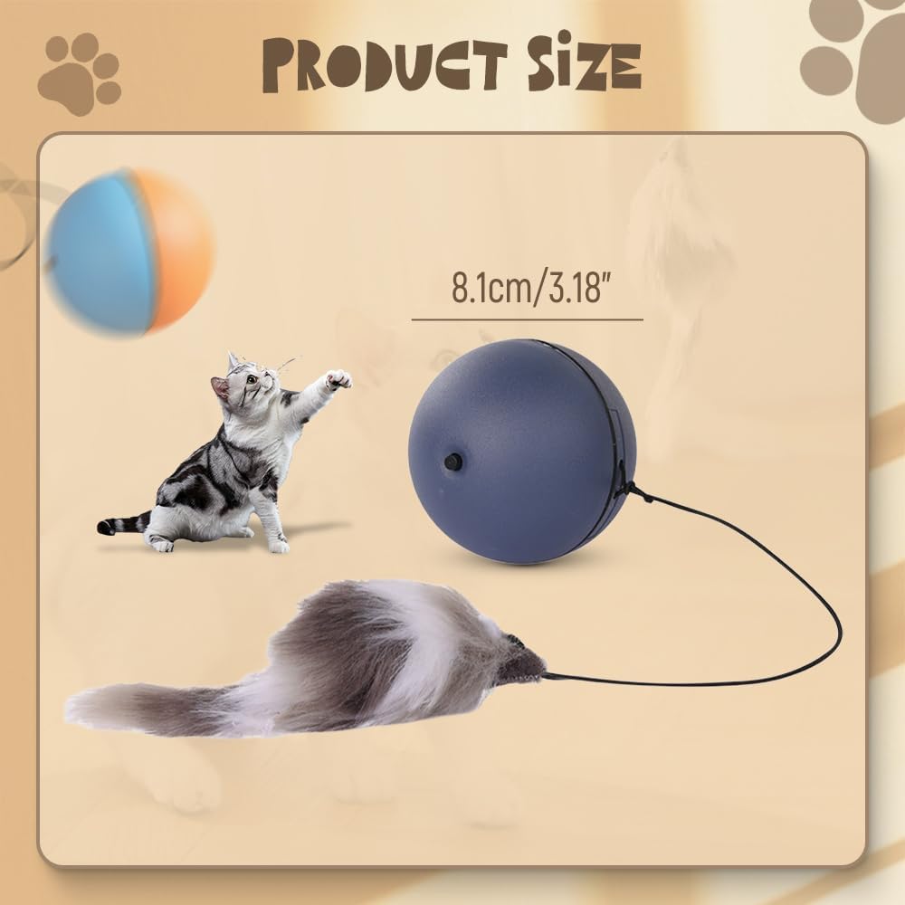 Interactive Cat Ball Automatic Moving Ball Toy