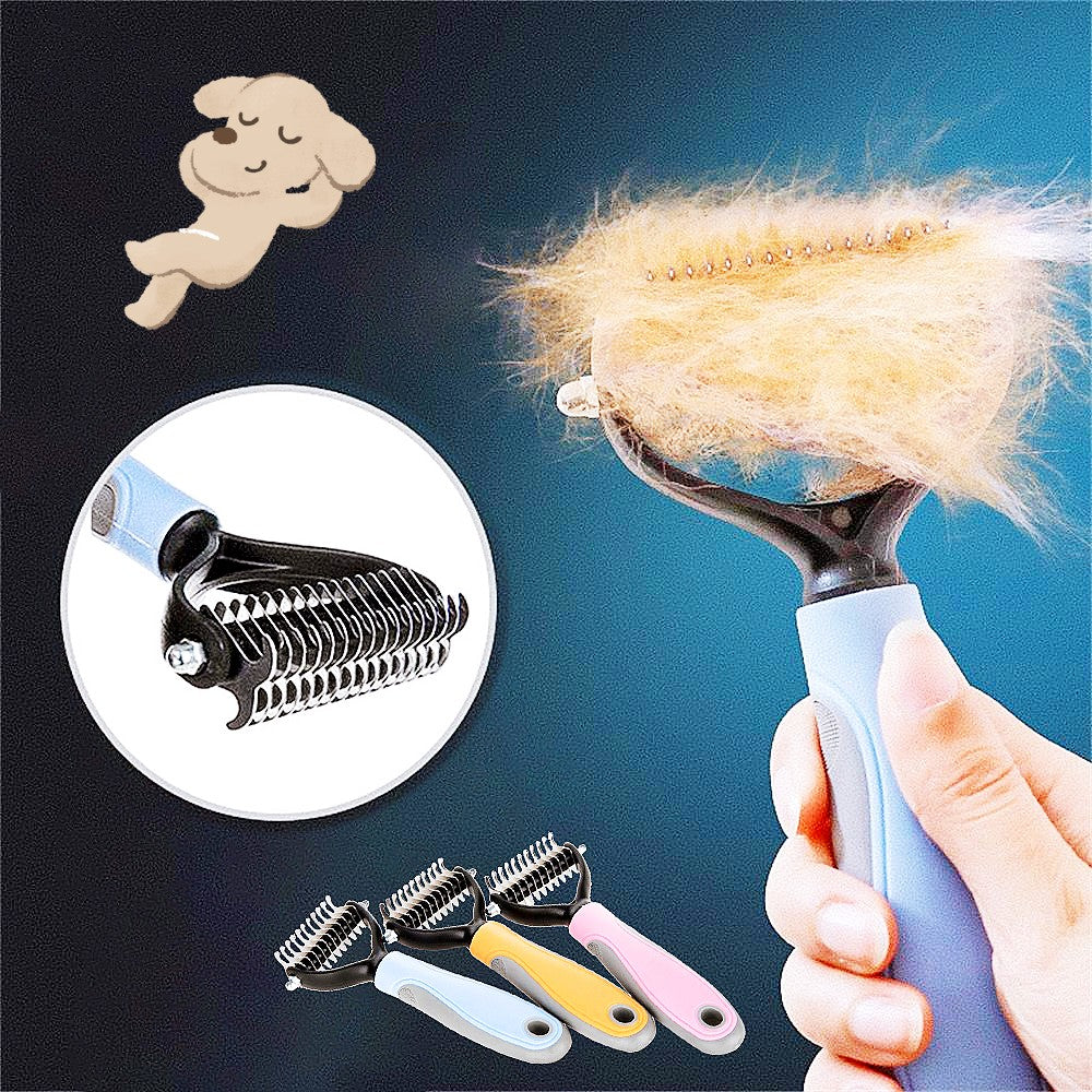 Stainless Double-sided Pet Hair Removal Comb
