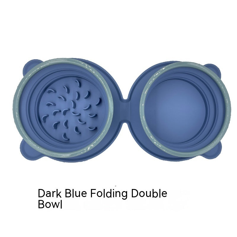 Portable Silicone Foldable Non-Slip Feeding Bowl