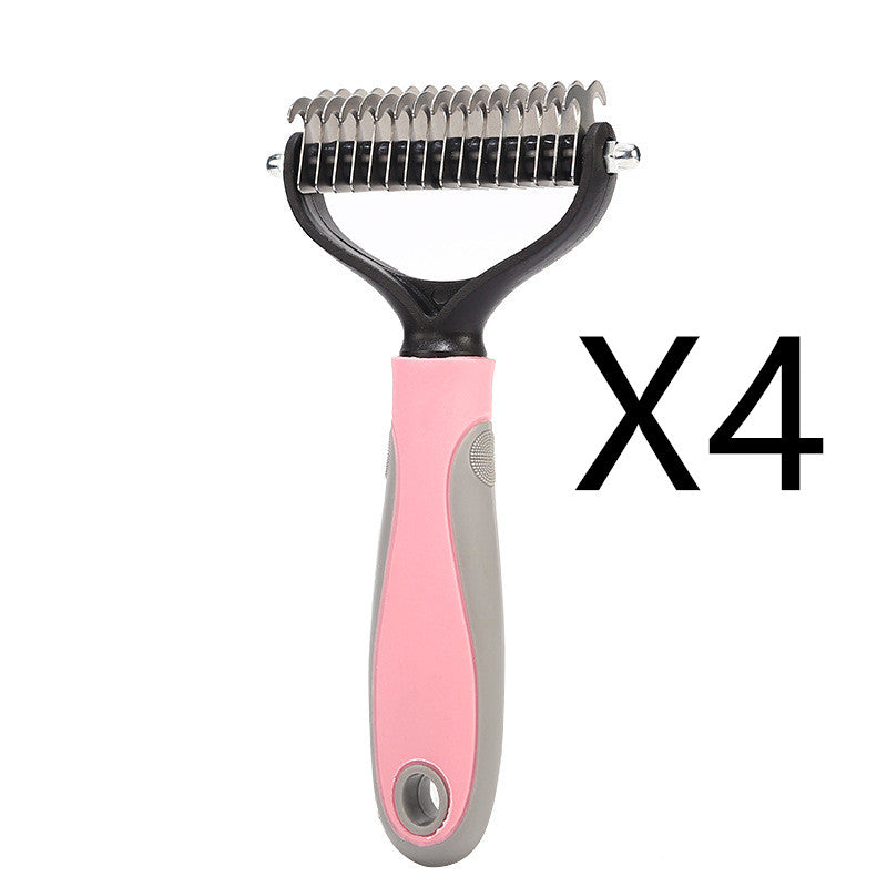 Stainless Double-sided Pet Hair Removal Comb
