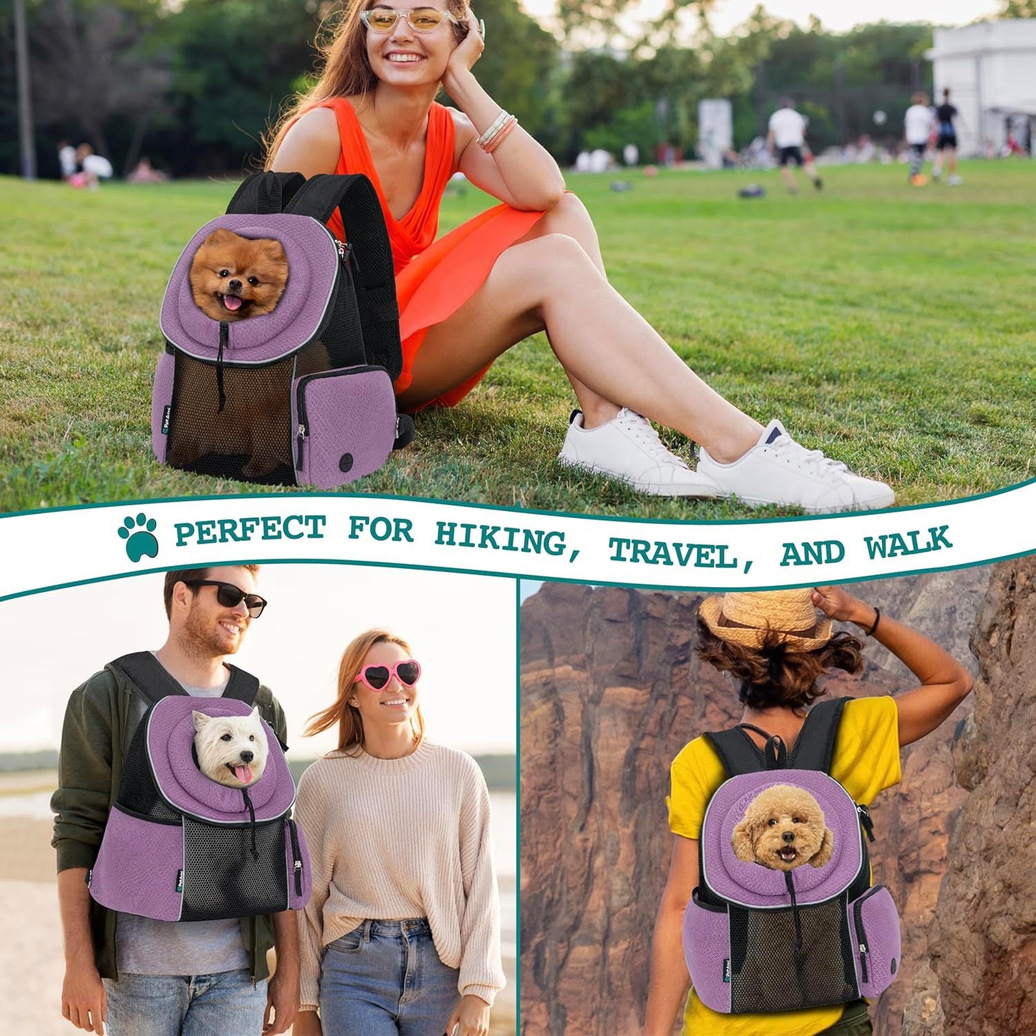 Portable Pet Dog Carrier Backpack