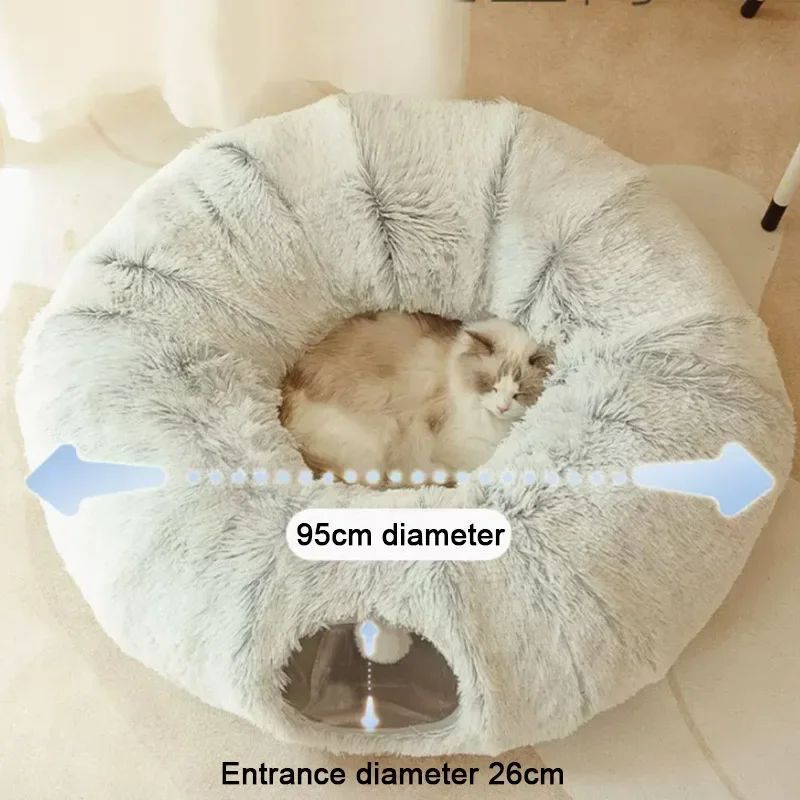Pet Plush Cushions Warm Pet Bed