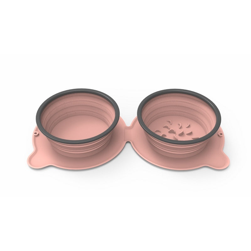 Portable Silicone Foldable Non-Slip Feeding Bowl
