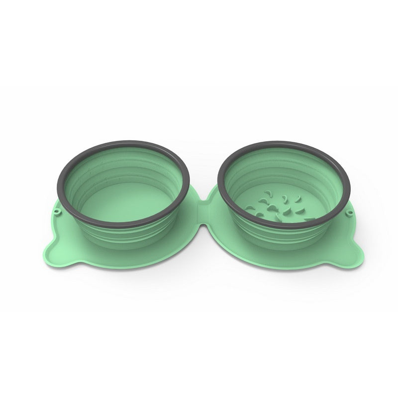Portable Silicone Foldable Non-Slip Feeding Bowl
