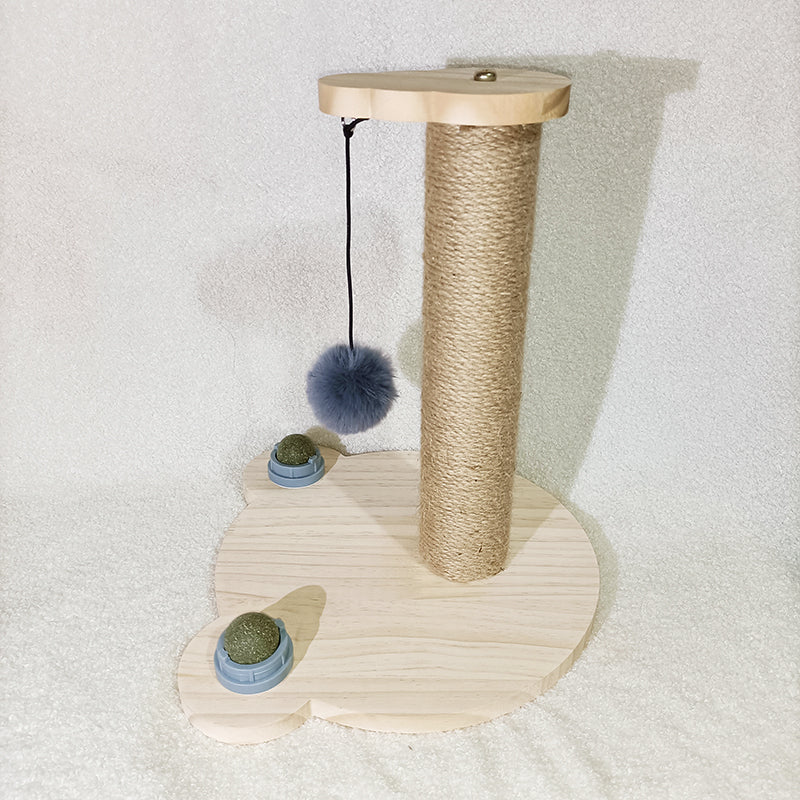 Solid Wood Cat Turntable Bite-resistant Pet Toy