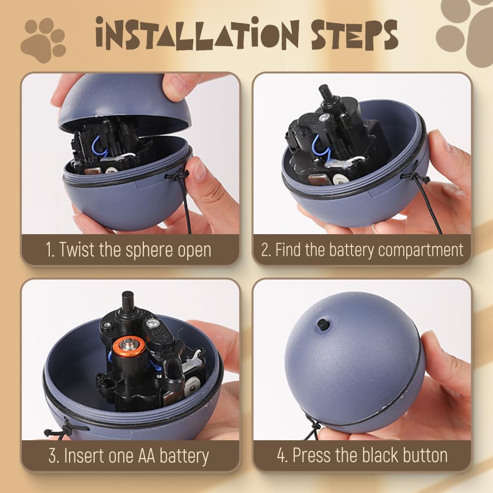 Interactive Cat Ball Automatic Moving Ball Toy