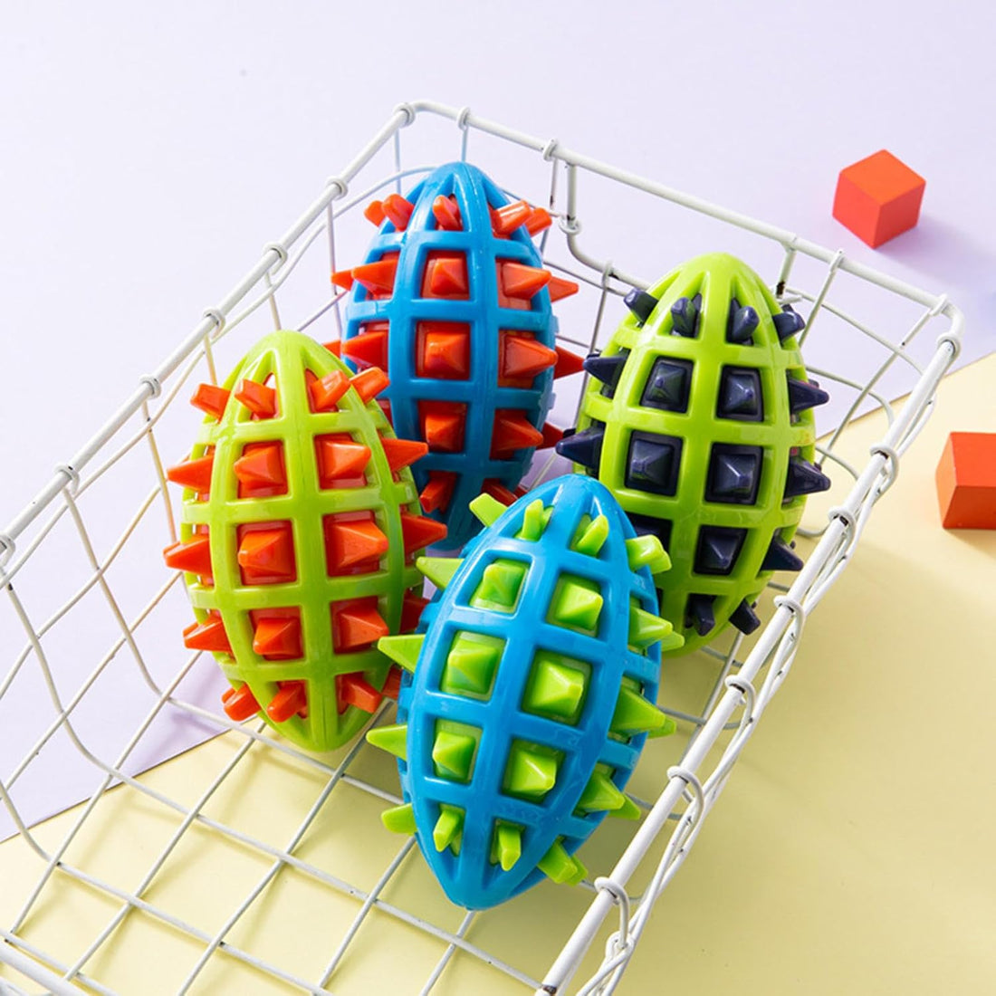 Pet Sounding Dog Teether Ball Toys For Aggressive Chewers