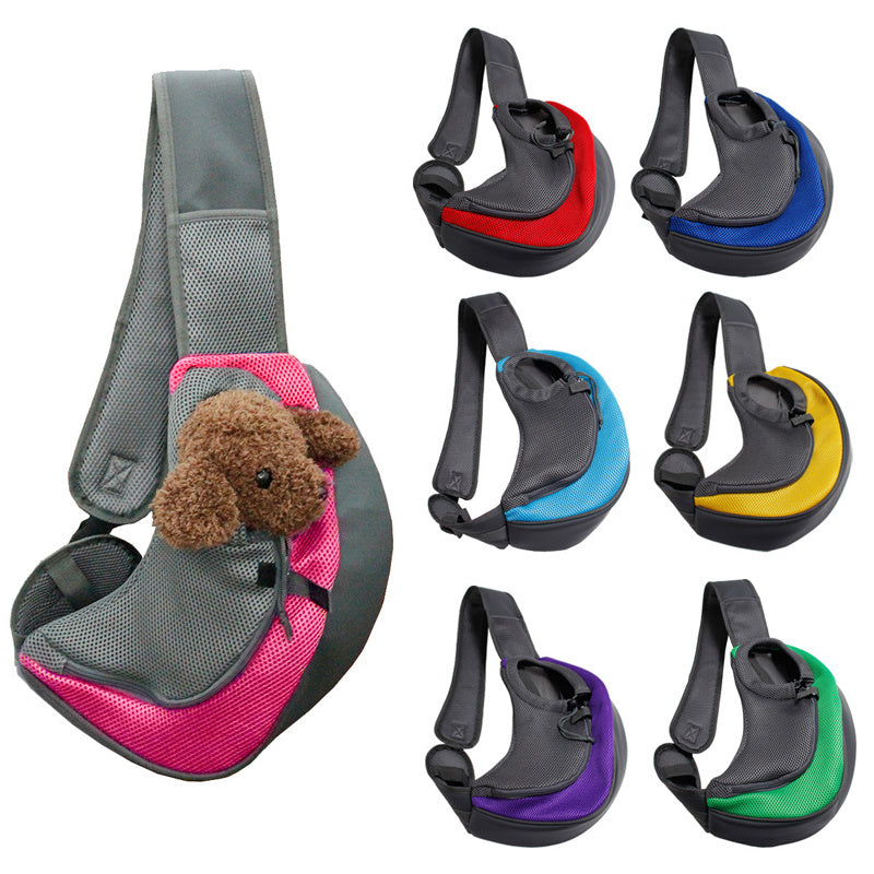 1pc Outdoor Travel Mesh Oxford Pet Puppy Carrier