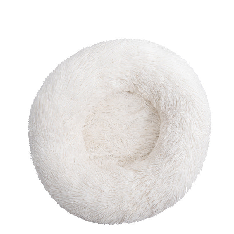 Plush Warm Dog Bed In Winter