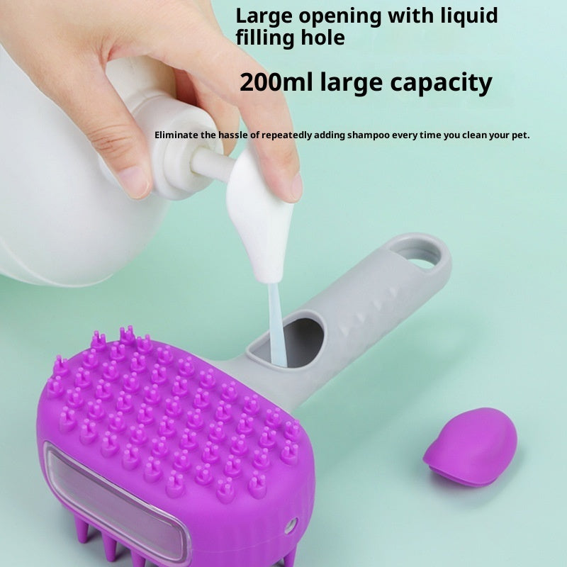 Pet Shower Bath Float Hair Cleaning Brush