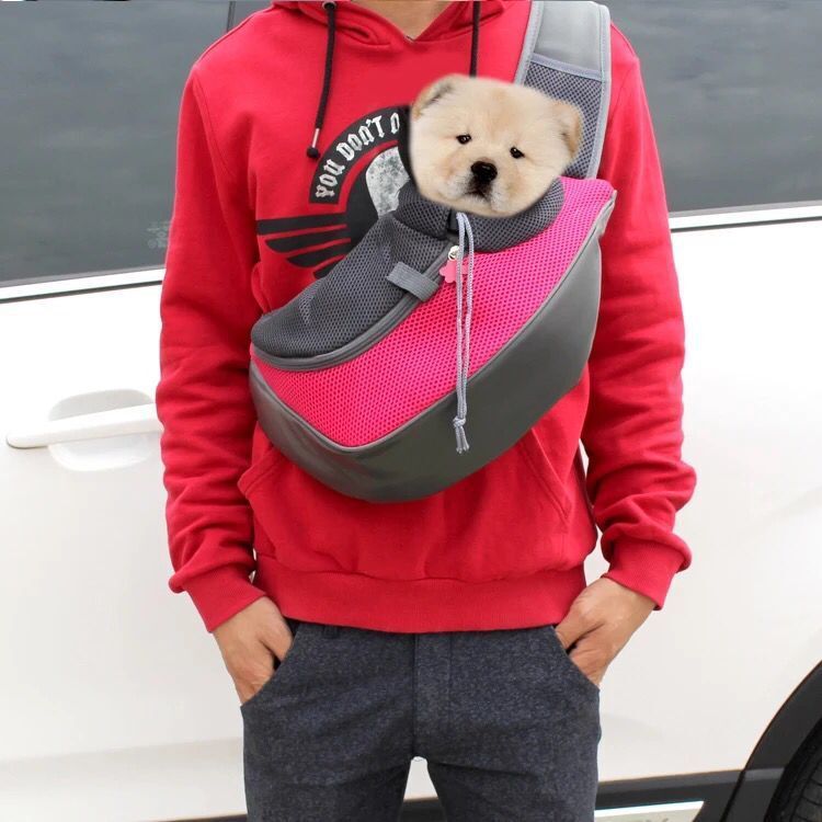 1pc Outdoor Travel Mesh Oxford Pet Puppy Carrier