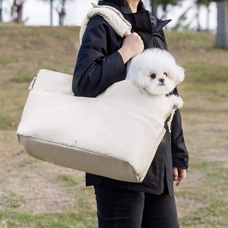 Dog Car Seat Pet Carrier With Adjustable Safety Leash